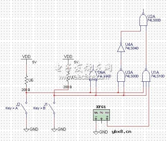 基于Multisim的汽车尾灯控制方案 基于Multisim的汽车尾灯控制方案