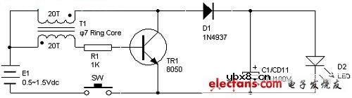 DIY LED手电筒灯光控制电路
