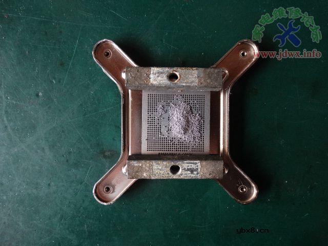 直接加热钢网的BGA芯片简易置球工具