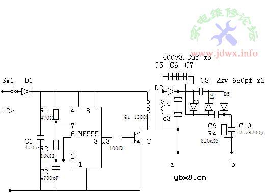 自制液晶灯管检测工具