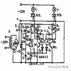 双稳态闪光电路