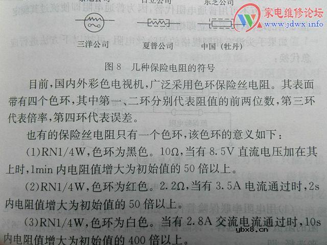 家用电器（电子设备）保险管熔丝熔断、保险丝电阻熔断的处理和代换
