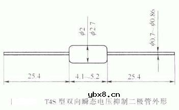 T4S 型双向瞬态电压抑制二极管