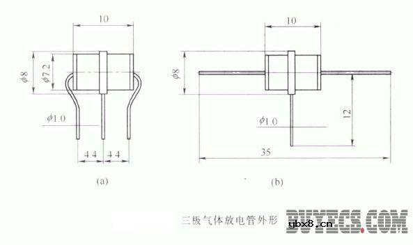 三极气体放电管