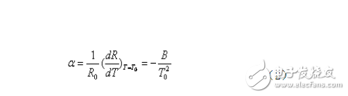 热敏电阻器的电阻温度特性测量