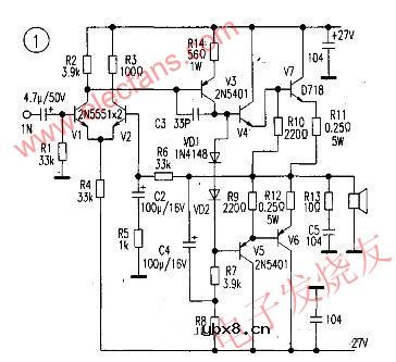 OCL末级功放管的代换方法