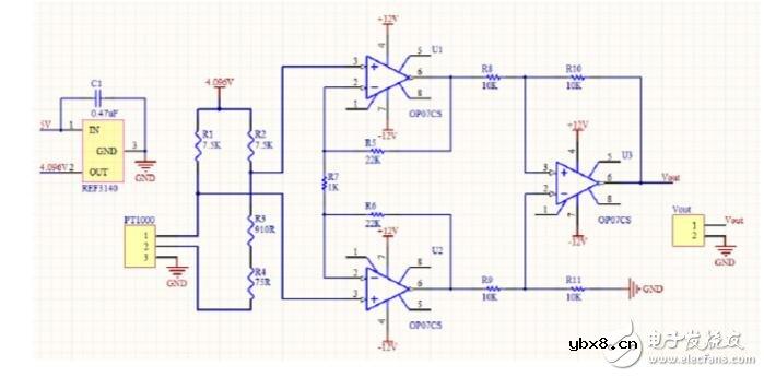 PT1000温度测量，PT1000温度检测和控制