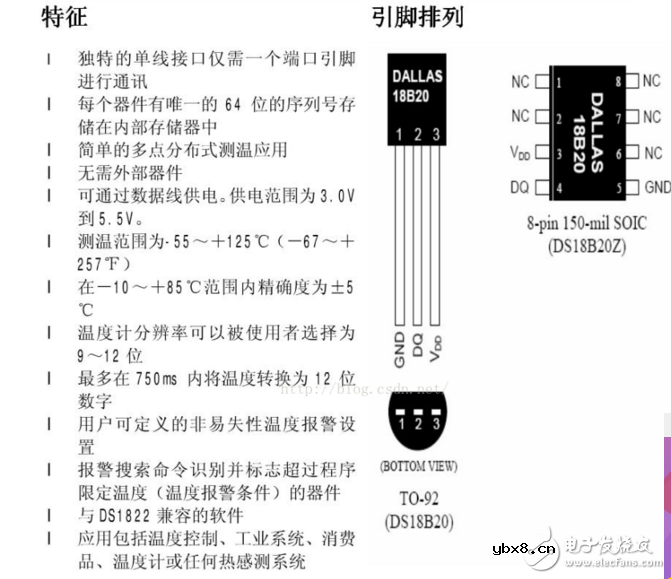 ds18b20测温程序详解