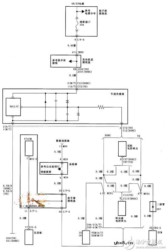 车速传感器的作用_车速传感器电路图