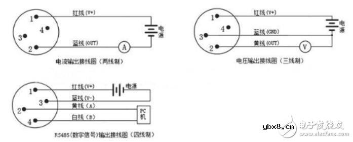 压力传感器接线图