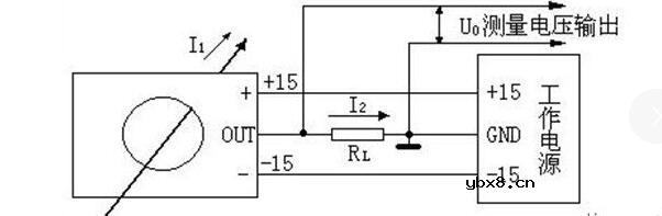 霍尔传感器三线制接线图