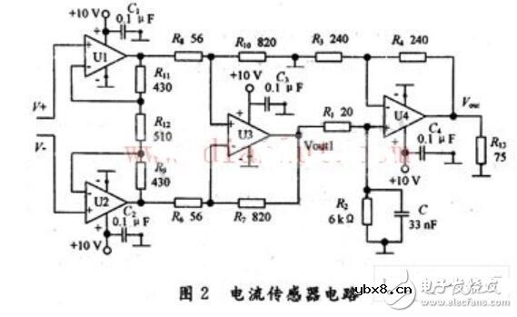 电流传感器电路图