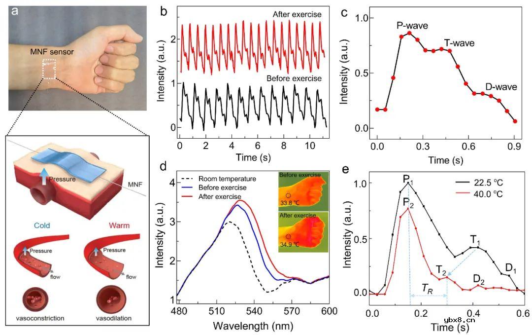 基于微纳光纤的温度/压力同时测量触觉传感器
