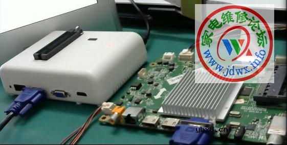 RT809H编程器教程：MSD6A818芯片方案打印信息查看-擦空-引导抄写-升级