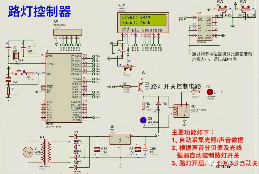 51单片机路灯控制器的设计方案