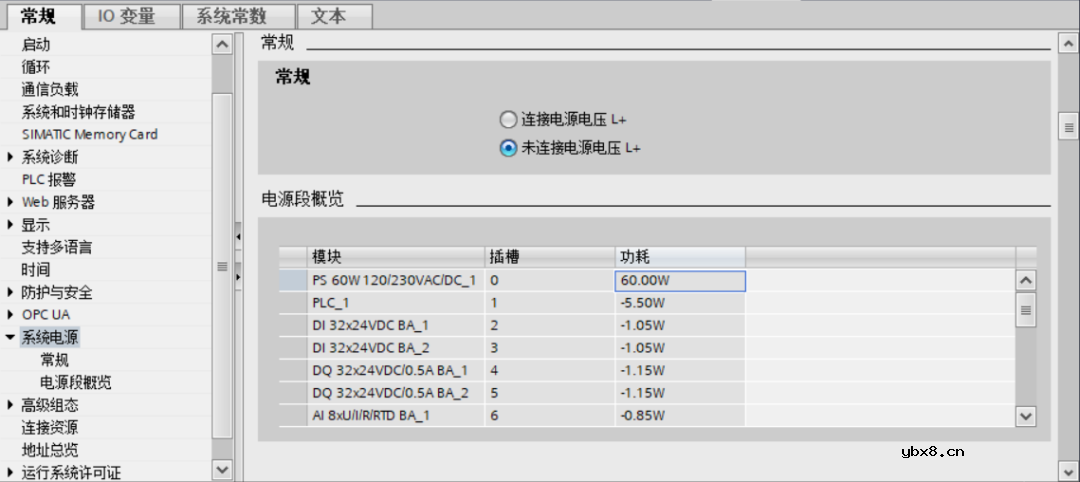 西门子1500电源模块的选择分类