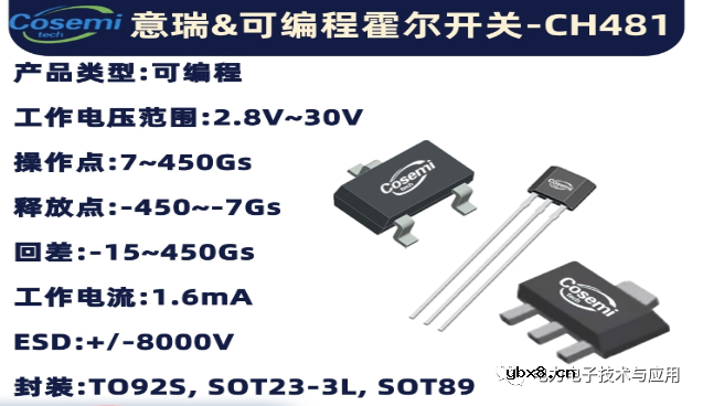 霍尔传感器IC在汽车电子中的应用