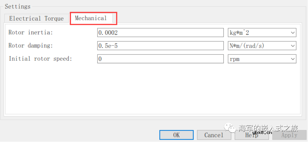 直流电机调速（simulink）—电机篇