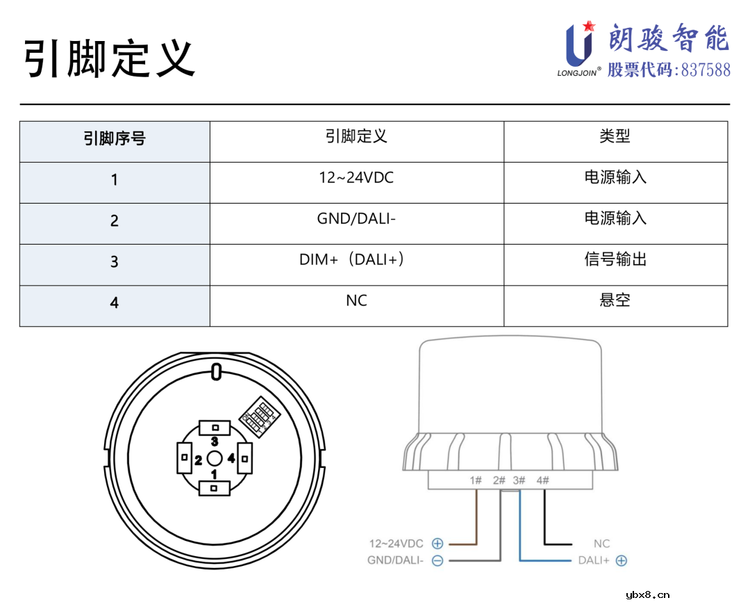 YL-SML7W2A2B Zhaga Book-18锁扣式传感器