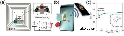 用于智能包装的柔性有机聚合物气体传感器及其系统集成