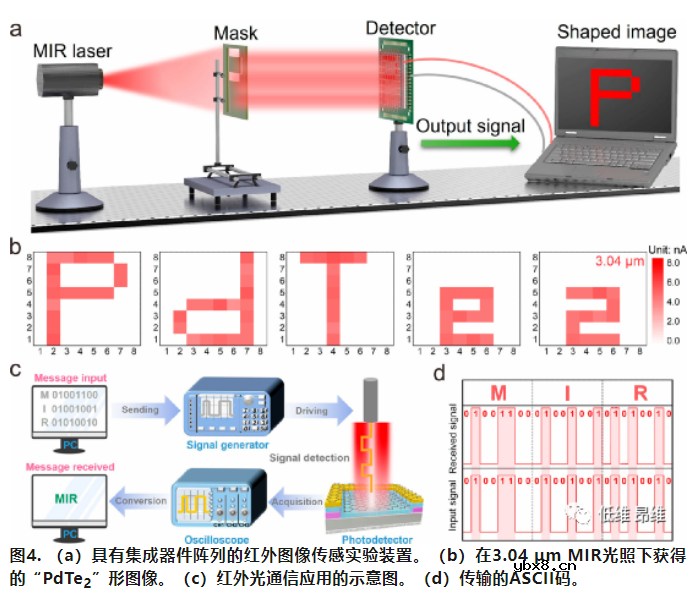 芯片集成的低温生长2D PdTe2狄拉克半金属实现非制冷中红外传感