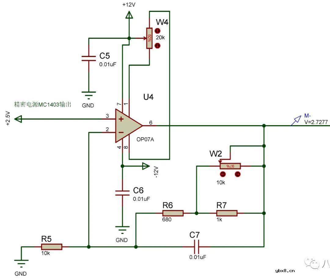 温度传感器AD590的数字温度测量电路原理及仿真分享