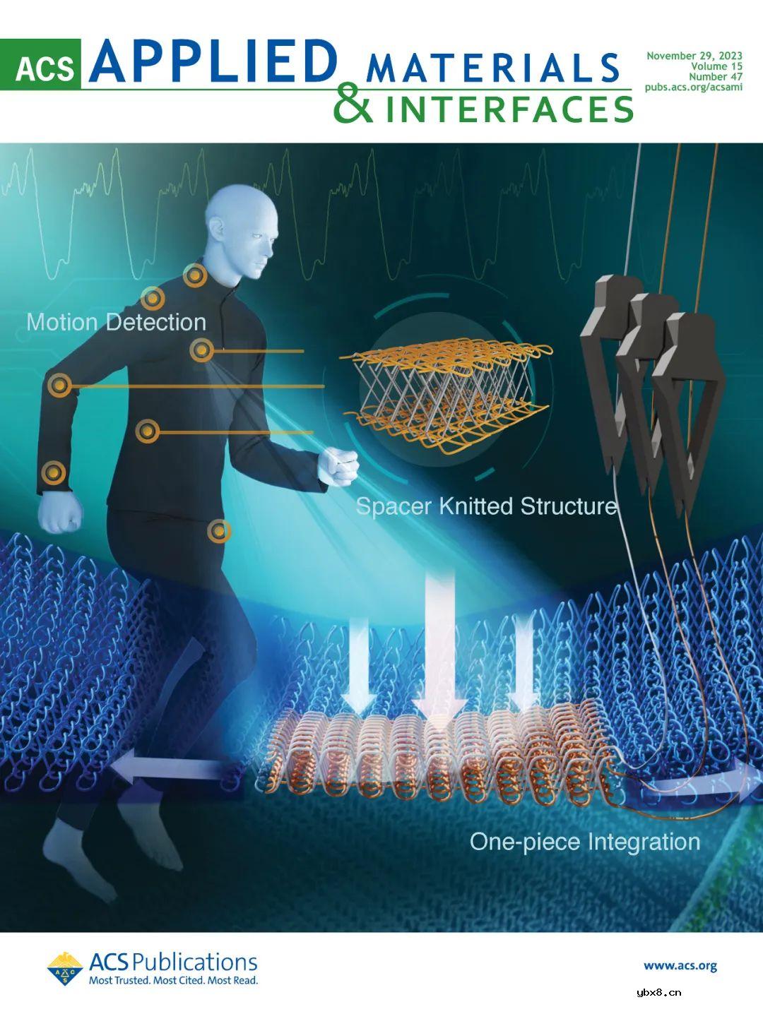 一种具有三向传感能力机器一体成型的三维间隔结构压阻针织传感器