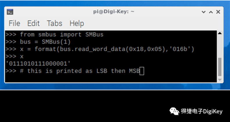 如何利用树莓派读取温度传感器MCP9808的数据呢？