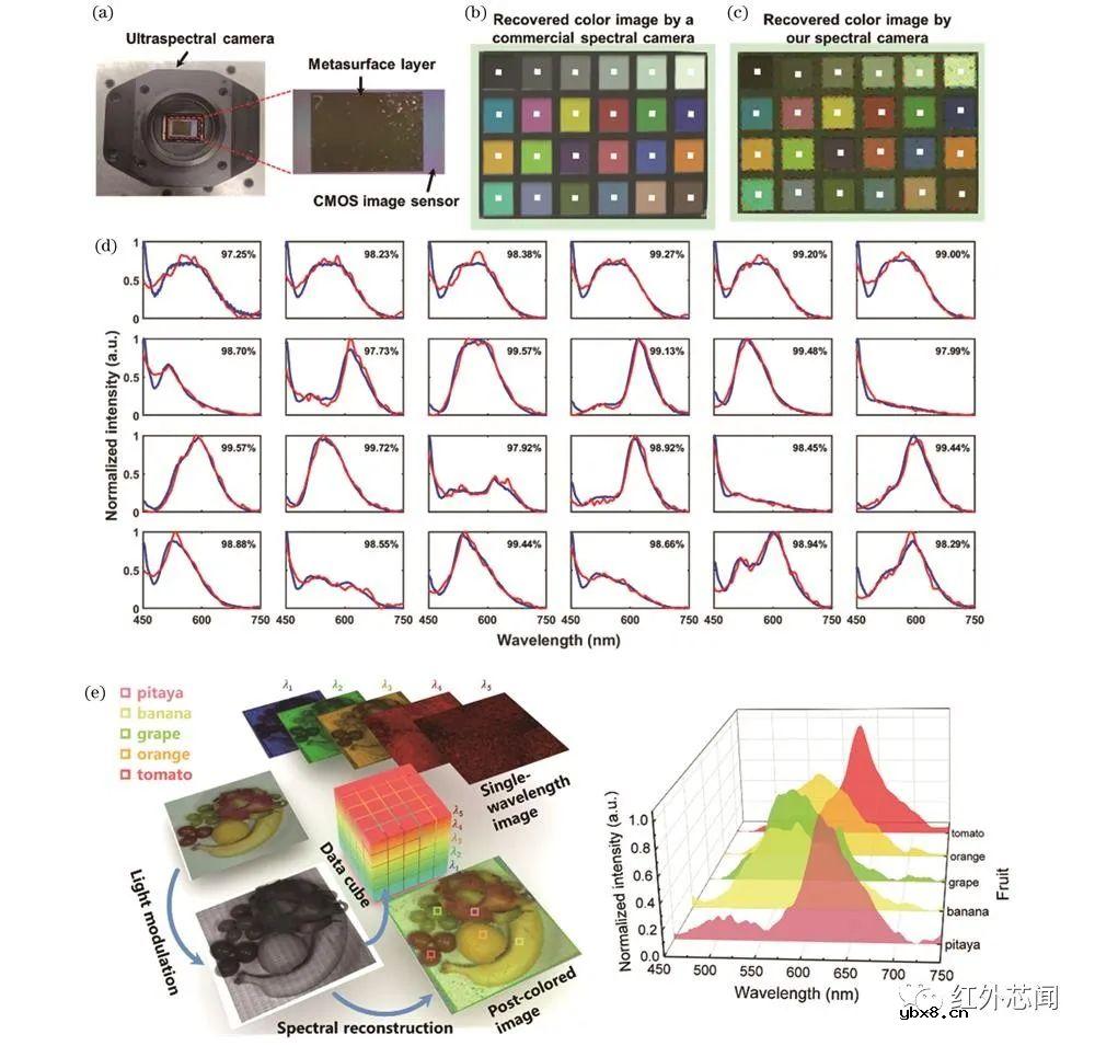 基于超表面实时超光谱成像芯片的研究进展