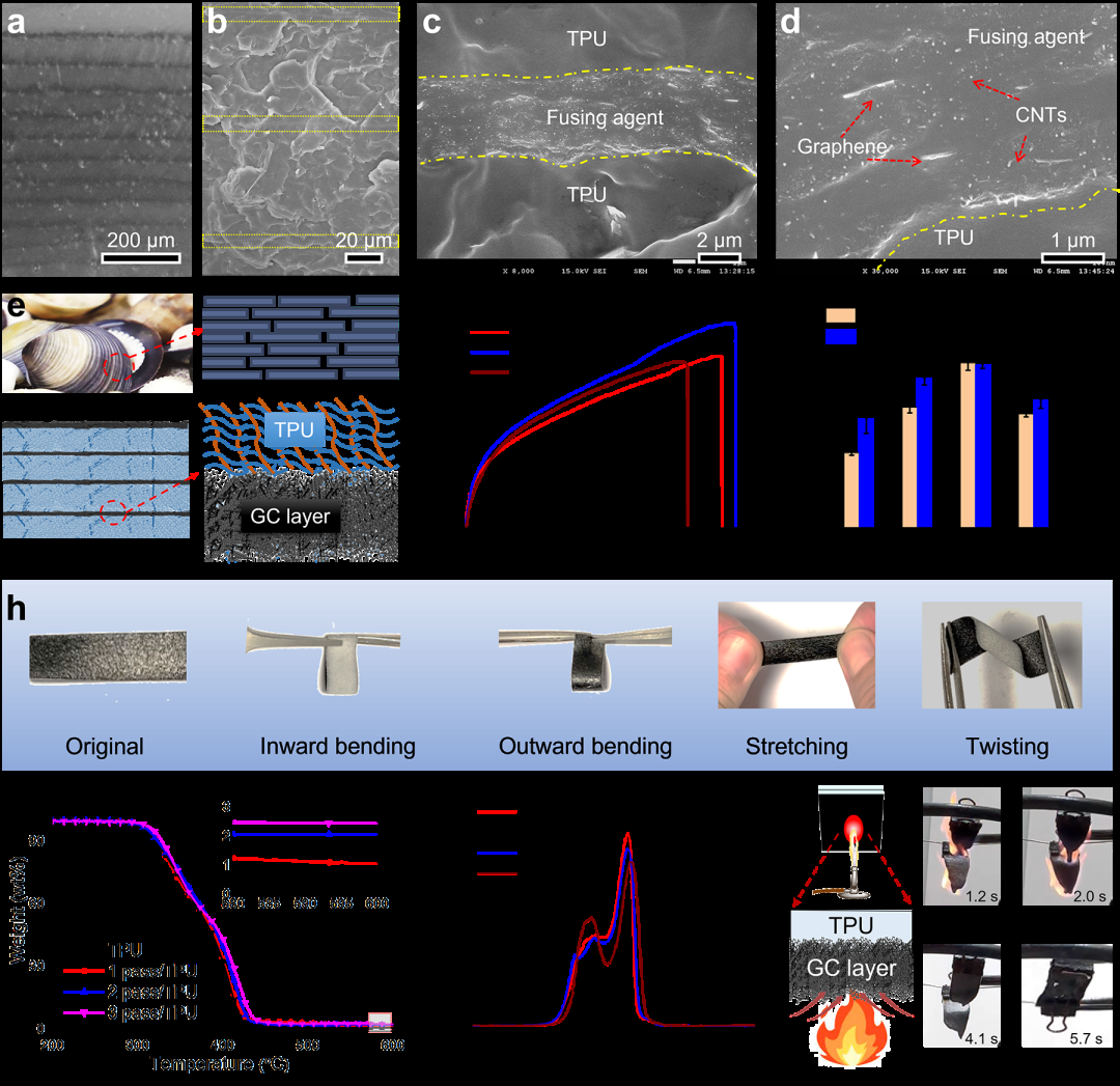 利用MJF实现一体化多功能可穿戴传感器的制备