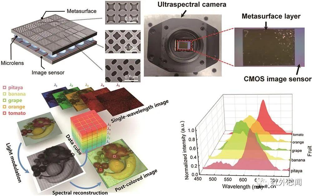 新型超构表面成像光谱芯片研究进展