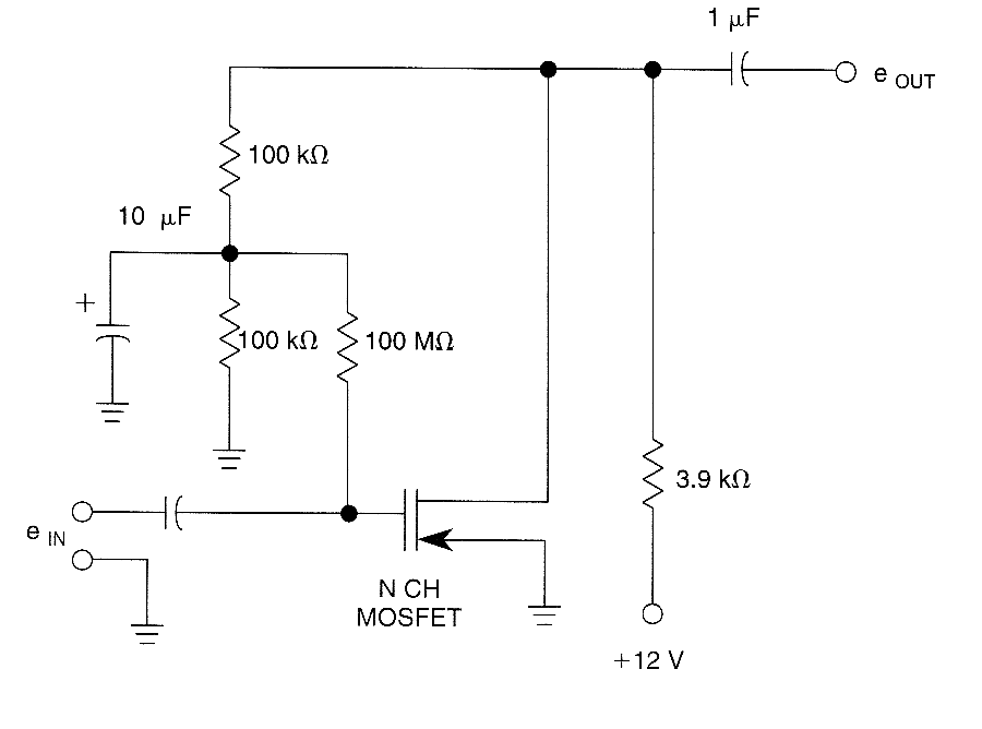 MOSFET高阻抗偏置法