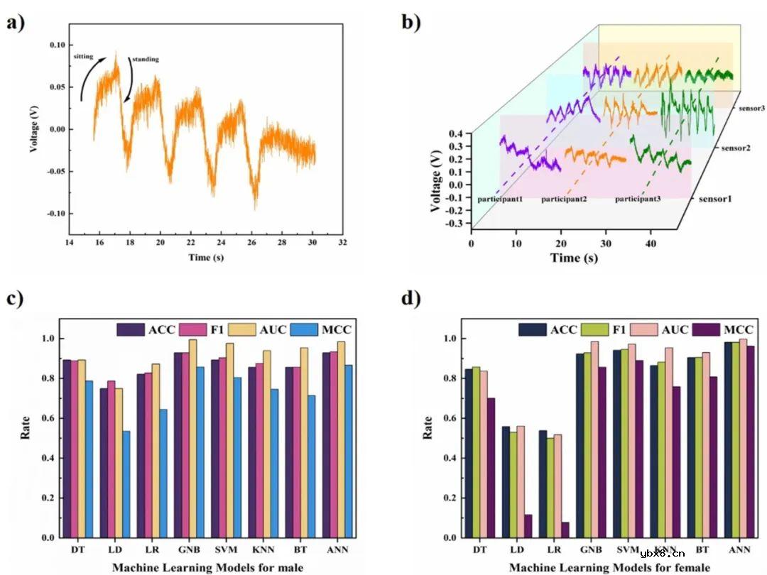 可穿戴压电传感器在肌少症筛查的应用