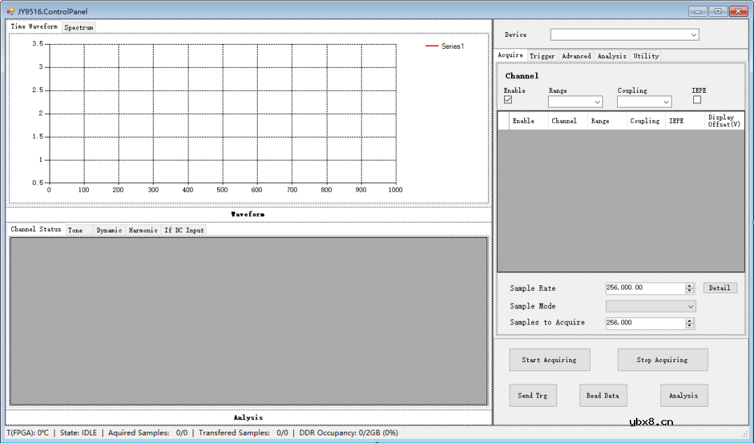 简仪科技推出一款使用高精度位移传感器检测物体微小位移的方案