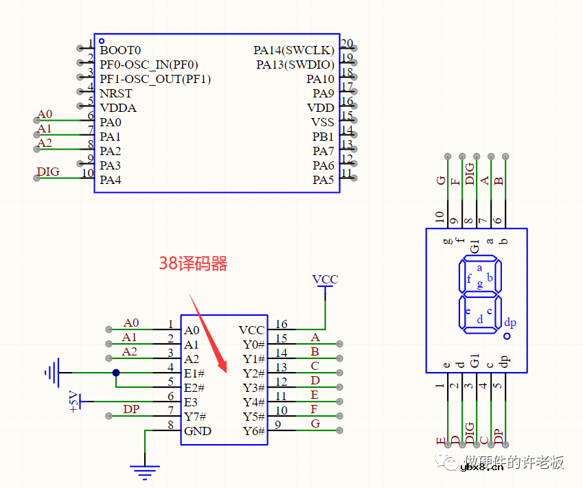 数码管电路该怎么设计呢？数码管怎么配合单片机进行使用呢？