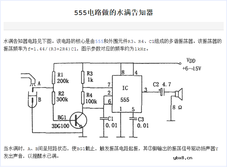 555定时器芯片内部引脚图和电路分析 等效图分析不要太详细