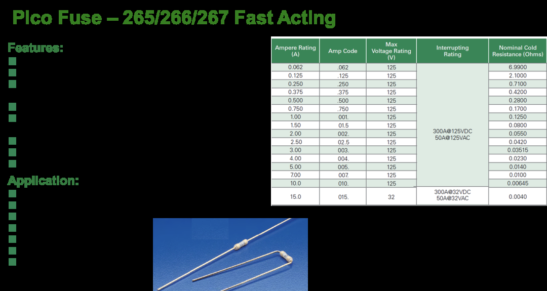 力特奥维斯Littelfuse解析几款可能是你想要又不懂寻找的保险丝