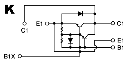 可控硅、达灵顿、IGBT、MOSFET等大功率模块外形图