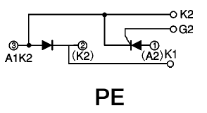 可控硅、达灵顿、IGBT、MOSFET等大功率模块外形图