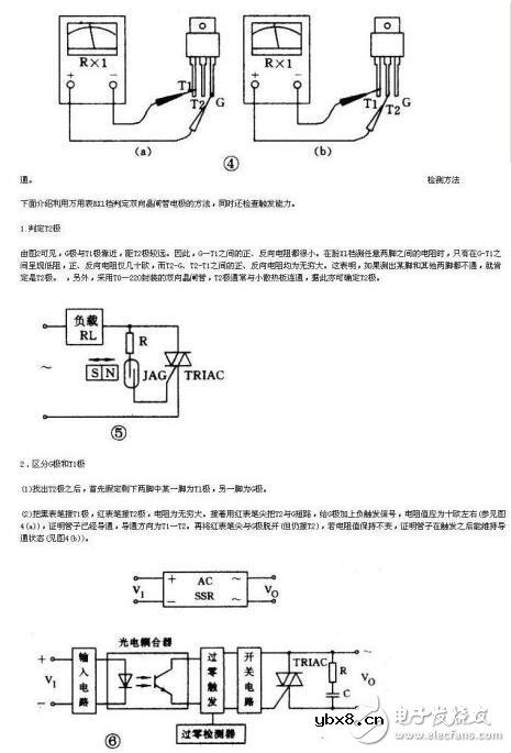 单向可控硅和双向可控硅的测量与模块测试 单向可控硅和双向可控硅的测量与模块测试