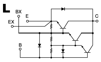 可控硅、达灵顿、IGBT、MOSFET等大功率模块外形图