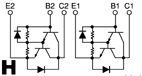 可控硅、达灵顿、IGBT、MOSFET等大功率模块外形图