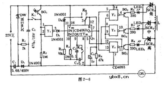 可控硅控制器接线图