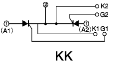 可控硅、达灵顿、IGBT、MOSFET等大功率模块外形图