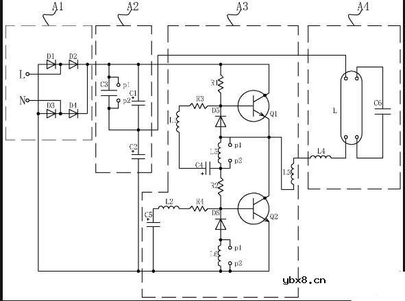 节能电子整流器电路图