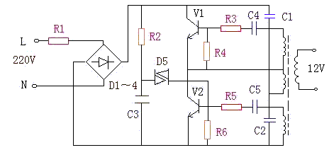 电子式节能灯的装配