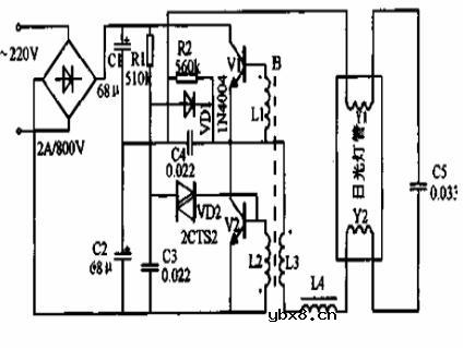 节能电子整流器电路图