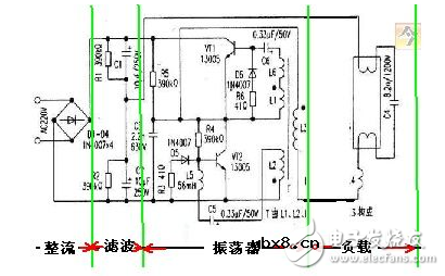 电子镇流器改开关电源