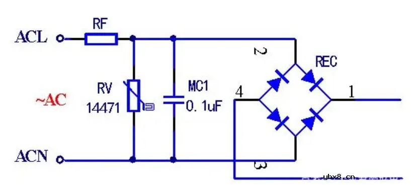 列举六种常用的开关电源输入保护电路