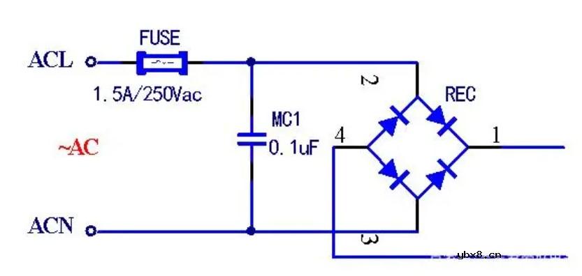 列举六种常用的开关电源输入保护电路